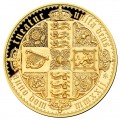 ST HELENA GOLD GOTHIC CROWN - Saint-Helena, Ascension and Tristan da Cunha 2022 Proof