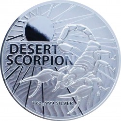 RAM MOST DANGEROUS 1 oz silver DESERT SCORPION 2022 $1
