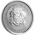 1 oz silver GORILLA CONGO 2020 CFA 5000