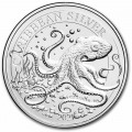Barbados 1 oz silver OCTOPUS 2021 BU $1