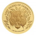 CAMBODIA 30 000 RIELS 1 oz GOLD Lost Tigers 2022 