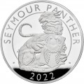 UK 1 oz silver The SEYMOUR PANTHER 2022 £1 PROOF Box + Coa The ROYAL TUDOR BEASTS COLLECTION