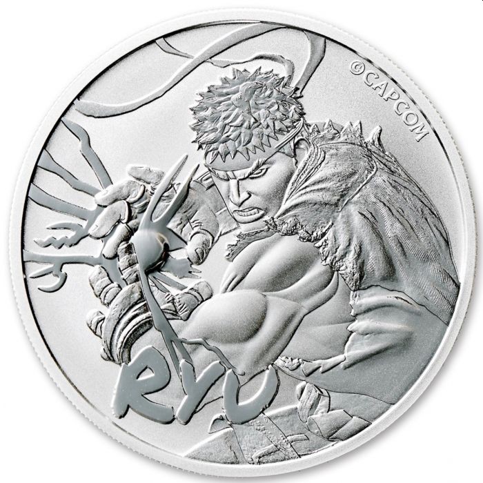 PM 1oz silver STREET FIGHTER 2022 RYU BU $1 Australia