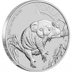 PM 1 oz silver KOALA 2022 $1 Australia 