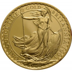 U.K. 1 oz gold BRITANNIA 1993 BU £100