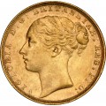 FULL GOLD SOVEREIGN 1874 S