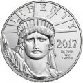 1 oz PLATINE PLATINUM AMERICAN EAGLE 2017 $100