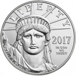 1 oz PLATINIUM PLATINUM AMERICAN EAGLE $100 bu