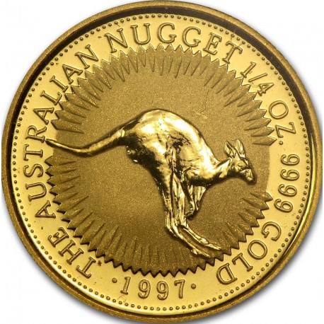 GOLD NUGGET 1/4 oz 1997