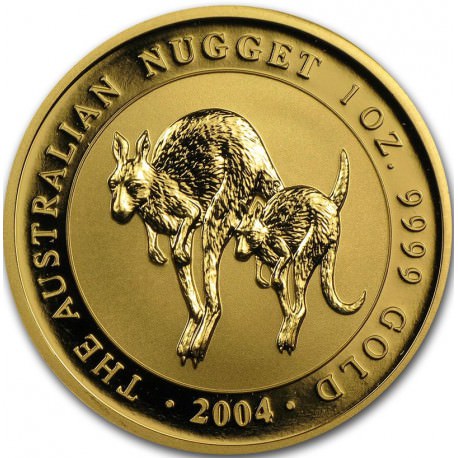 1 oz gold NUGGET 2004