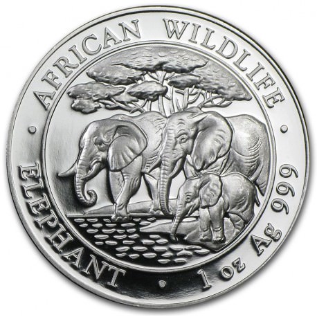 1 oz ARGENT Somalia ELEPHANT 2013