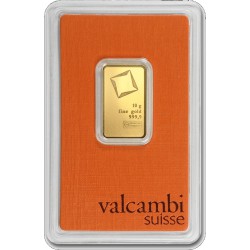 BAR 10 gr gold VALCAMBI Switzerland