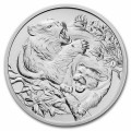 1 oz silver LION VS HYENAS 2022 Apex Predators BU