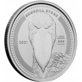  1 oz silver EQUATORIAL GUINEA GIRAFFE 2021 bu 1000 CFA