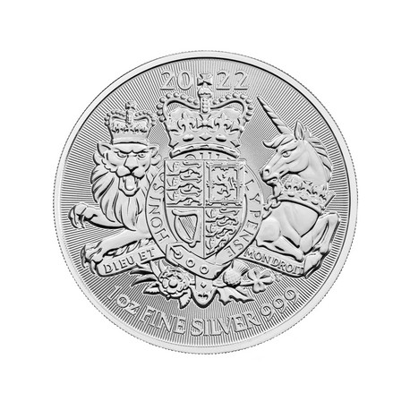 U.K. 1 oz silver The ROYAL ARMS 2021 £2