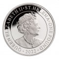 1 oz silver MODERN CHINESE TRADE DOLLAR St HELENA 2021 £1 Proof Box + Coa