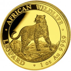 GOLD 1 oz LEOPARD 2022 SOMALIA 1000 Shillings