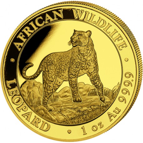 GOLD 1 oz LEOPARD 2021 SOMALIA 1000 Shillings
