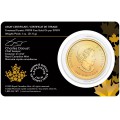 Canada Gold Klondike Gold Rush 1 oz 2021 in essay card $200