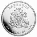1 oz silver Caribbean PELICAN 2021 Barbados $1