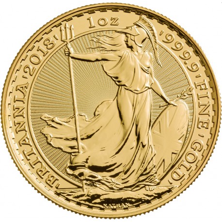 GOLD 1 oz GOLD BRITANNIA 2018 £100 BU