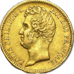 GOLD 20 francs or LOUIS-PHILIPPE 1839 A