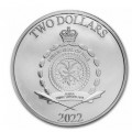 1 oz silver STAR WARS 2021 The MANDALORIAN $2 BU