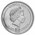 Samoa 1 oz silver BUGS BUNNY 2022 $5 BU 