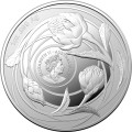 RAM 1 oz silver WARATAH 2022 Wild Flowers series $1 BU
