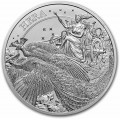 St. Helena 1 oz silver HERA & The PEACOCK 2022 £1 BU