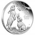 Australian Lunar Series III 2023 Year of the Rabbit Silver Proof Three-Coin Set