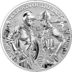 Malta 1 oz silver KNIGHTS OF THE PAST 2022 EUR 5