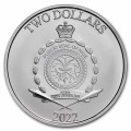1 oz silver STAR WARS 2022 The MANDALORIAN IG-11 $2 BU