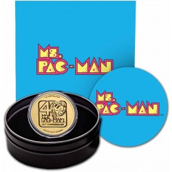 NIUE 1 oz GOLD MIS PAC-MAN 40th ANNIVERSARY 2021 $250 box + Coa