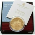 UK 2 oz GOLD THE BRITANNIA PREMIUM RANGE PROOF £200 Box + coa