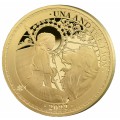 ST HELENA 1/4 oz GOLD UNA and the LION 2021 £2 PROOF