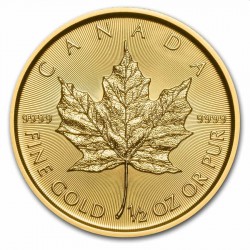 Canada 1/2 oz Gold Maple Leaf $25