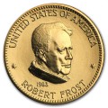 USA 1 oz gold ROBERT FROST 1983 bu