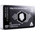 Niue 3.5 oz / 100 gram silver NOTE BAR 2022 