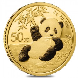 Gold CHINA PANDA 3 GR 2020 Yuan 50