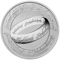 New Zealand 1 oz silver LORD OF THE RINGS 2021 The ONE RING - 20th Anniversary