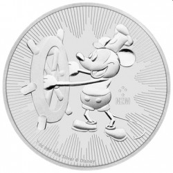 1 oz silver STEAMBOAT WILLIE 2017 MICKEY MOUSE DISNEY