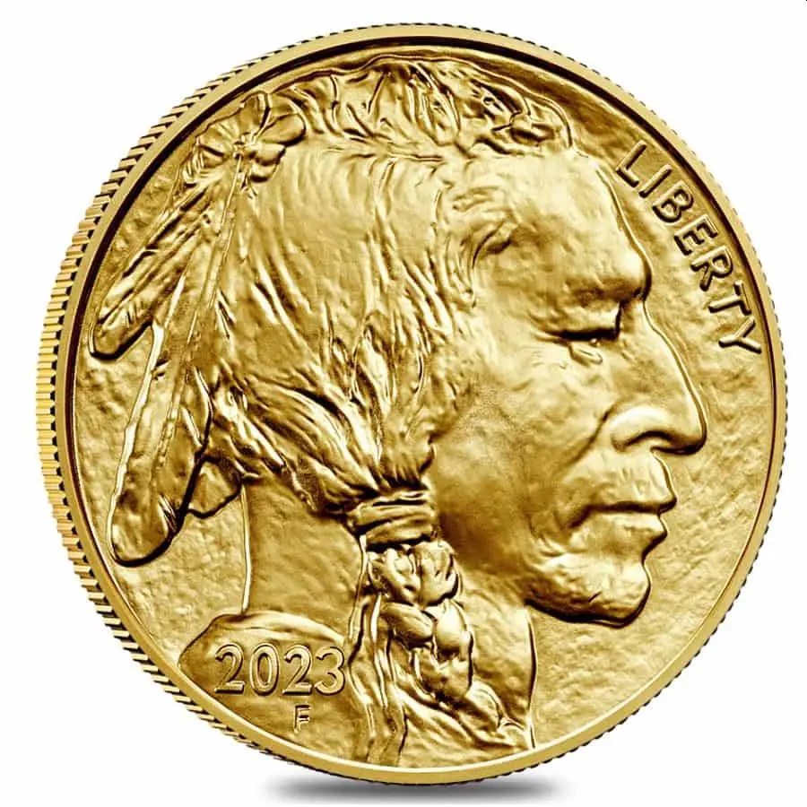 GOLD 1 oz GOLD US BUFFALO 2023 $50 - GOLDSILVER.BE