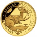 GOLD 1 oz ELEPHANT 2023 SOMALIA 1 000 shillings
