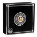 PERTH MINT Year of the RABBIT Rotating Charm 2023 1oz Silver Antiqued Coin