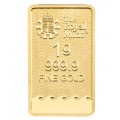 UK 1 gram GOLD BAR BRITANNIA 