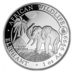 1 oz silver SOMALIA ELEPHANT 2017 