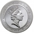 UK 5 oz silver Queen's Virtues VICTORY 2022 BU £5 