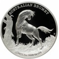 Perth Mint Australian Brumby 2021 2oz Silver Proof High Relief Coin