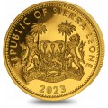 1 OZ GOLD SIERRA LEONE 2022 BU $100